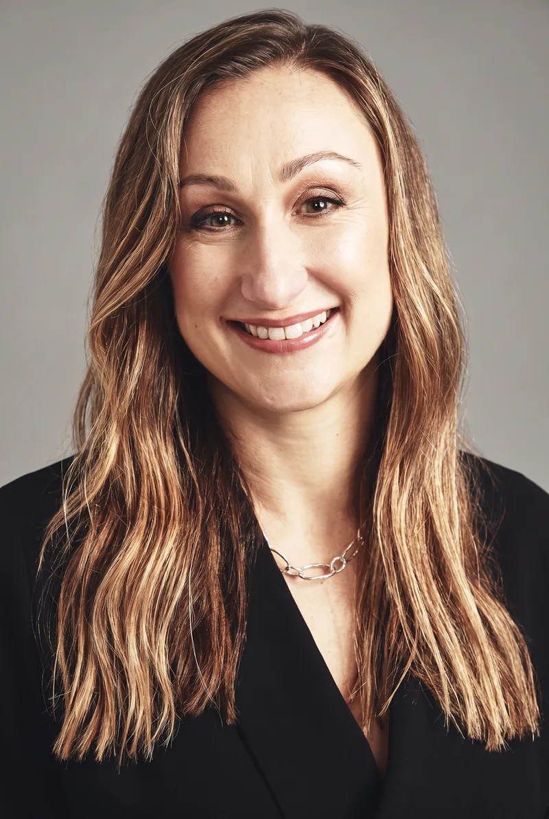 AI-generated portrait of Abbie White, keynote speaker