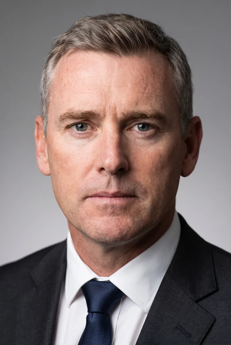 AI-generated portrait of Adam Simpson, keynote speaker