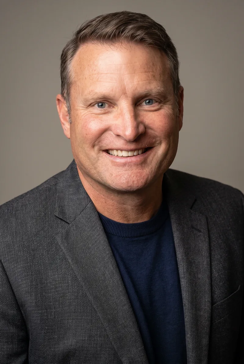 AI-generated portrait of Adrian Barich, keynote speaker
