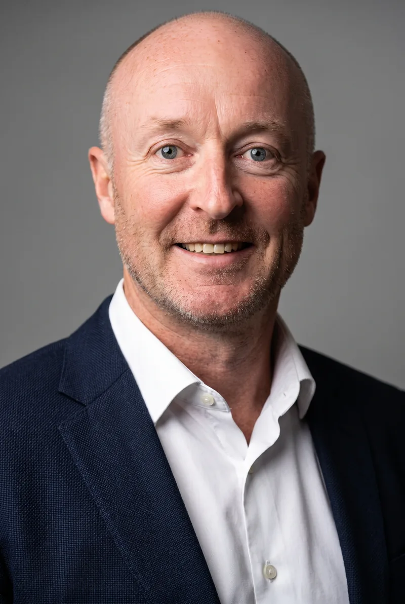 AI-generated portrait of Aidan Grimes, keynote speaker