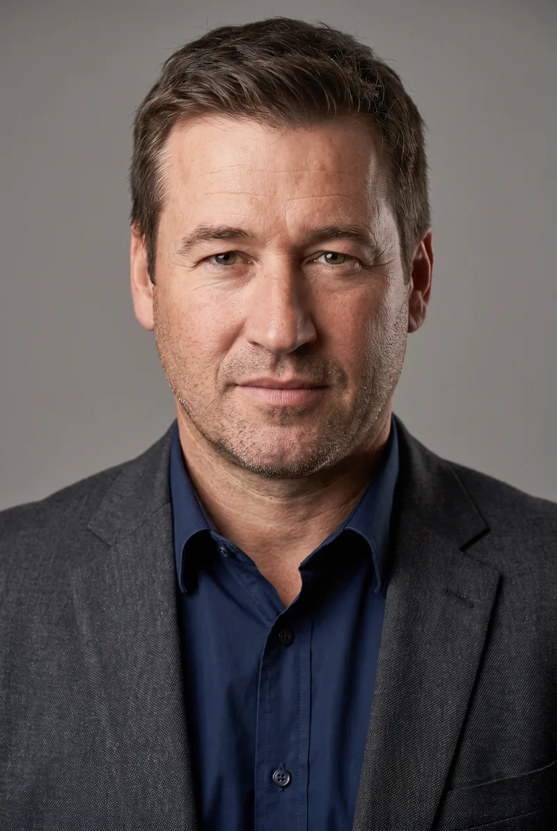 AI-generated portrait of Alex Briggs, keynote speaker