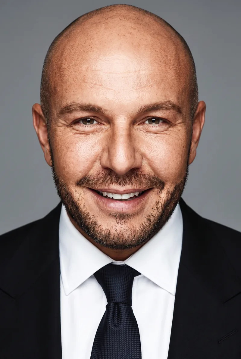 AI-generated portrait of Alex Perry, keynote speaker