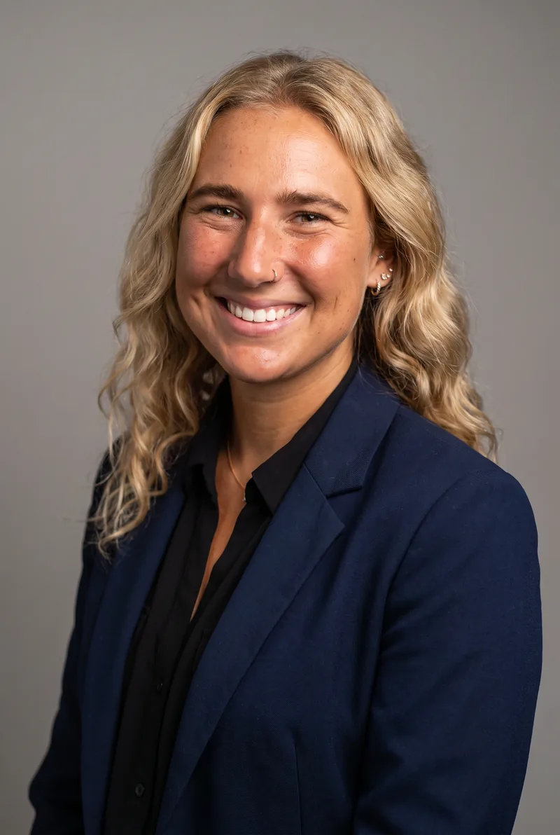 AI-generated portrait of Alice Bleatham, keynote speaker
