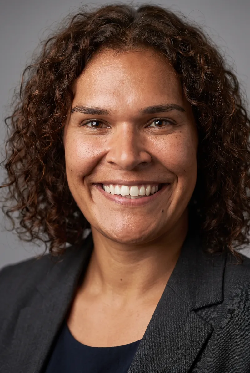 AI-generated portrait of Alicia Janz, keynote speaker