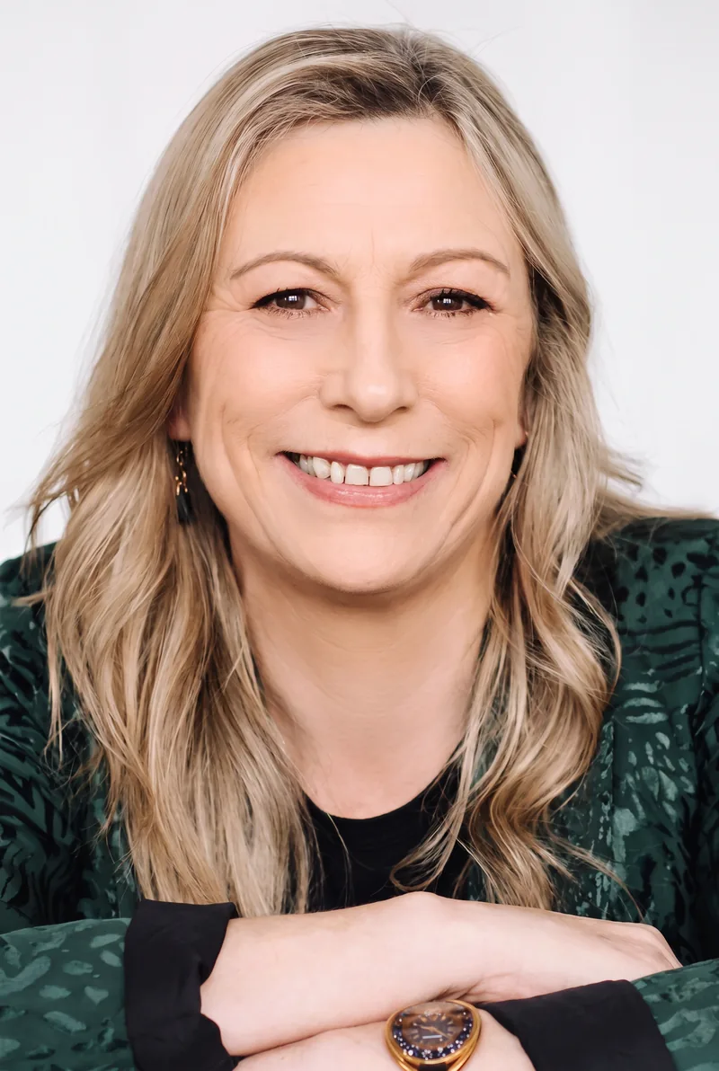 AI-generated portrait of Alison Crabb, keynote speaker