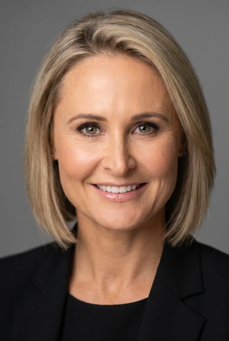 AI-generated portrait of Andrea Clarke, keynote speaker