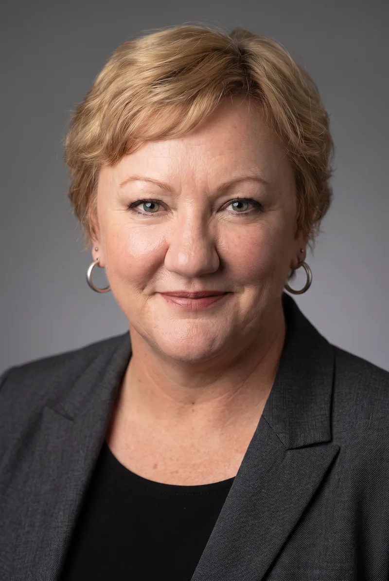 AI-generated portrait of Andrea Edwards, keynote speaker