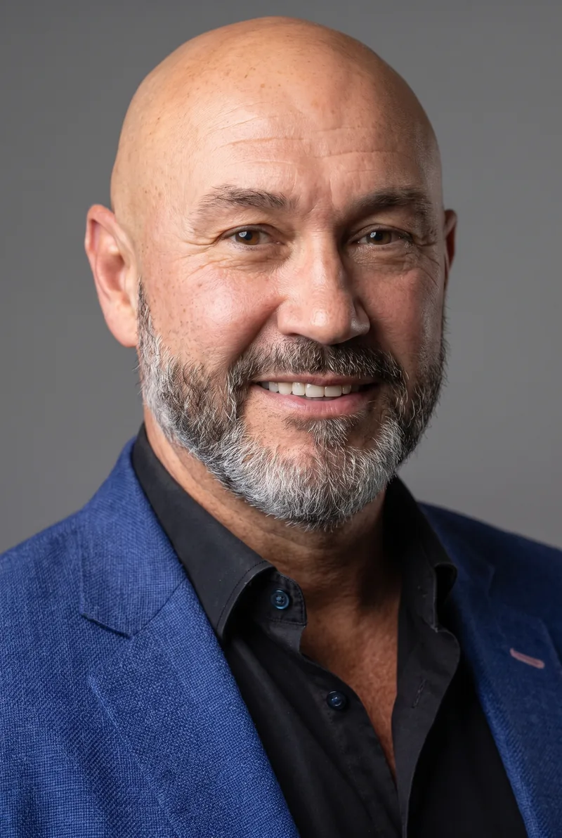AI-generated portrait of Andrew Bryant, keynote speaker