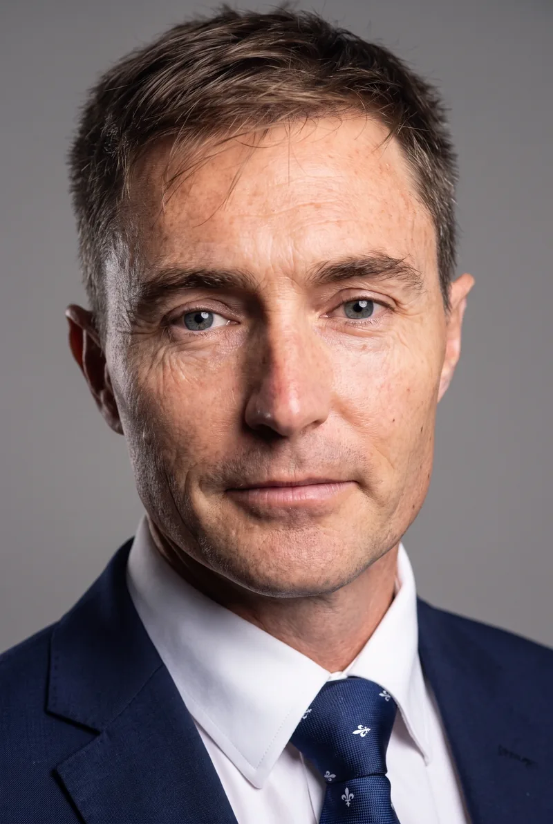 AI-generated portrait of Andrew Campbell, keynote speaker