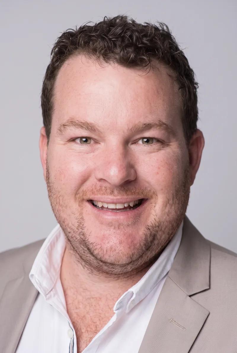 AI-generated portrait of Andrew Costello (Cosi), keynote speaker