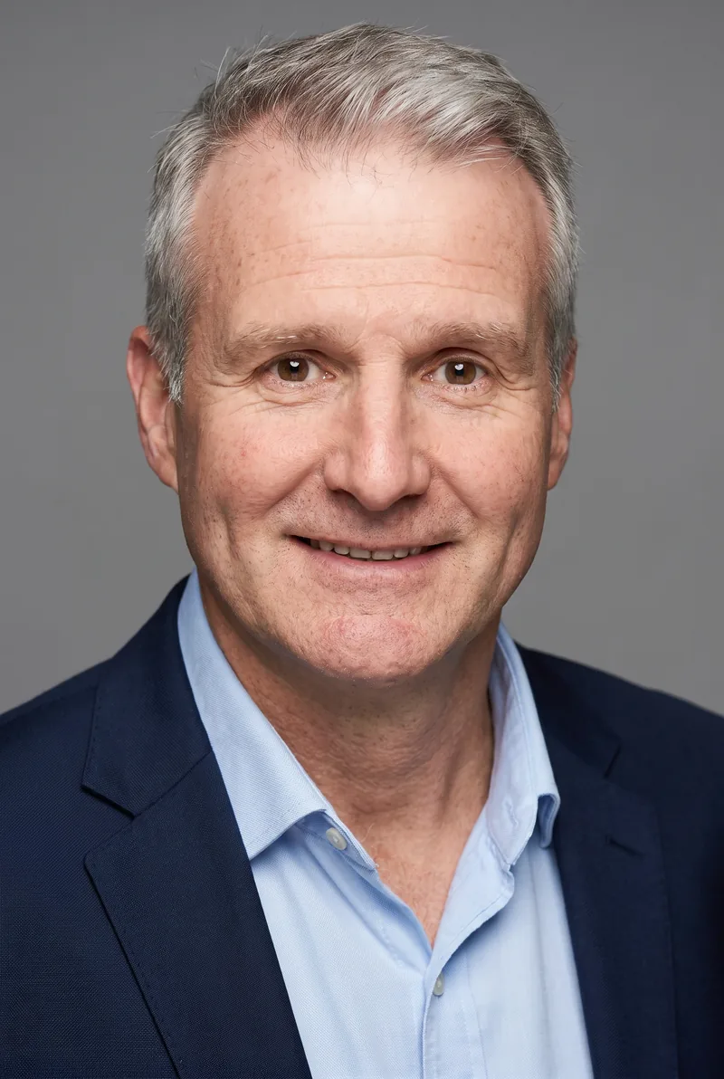 AI-generated portrait of Andrew Gaze AM, keynote speaker