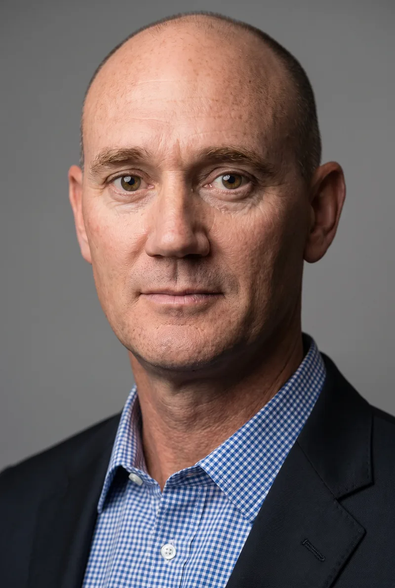 AI-generated portrait of Andrew Horabin, keynote speaker