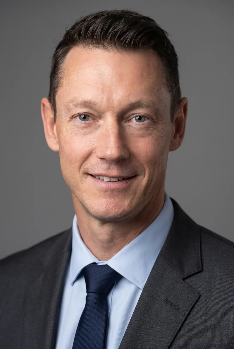 AI-generated portrait of Andrew Jobling, keynote speaker