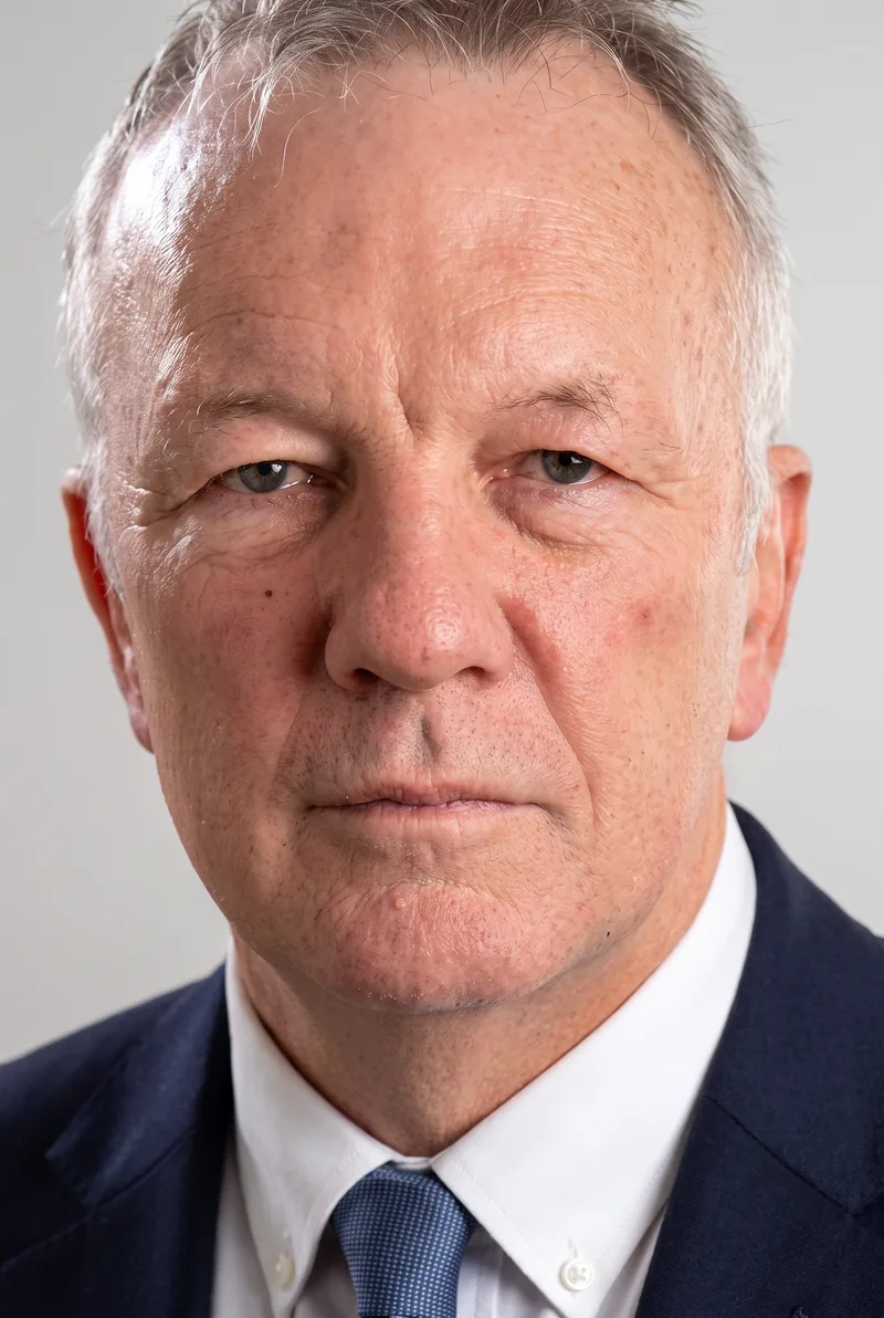 AI-generated portrait of Andrew Rule, keynote speaker