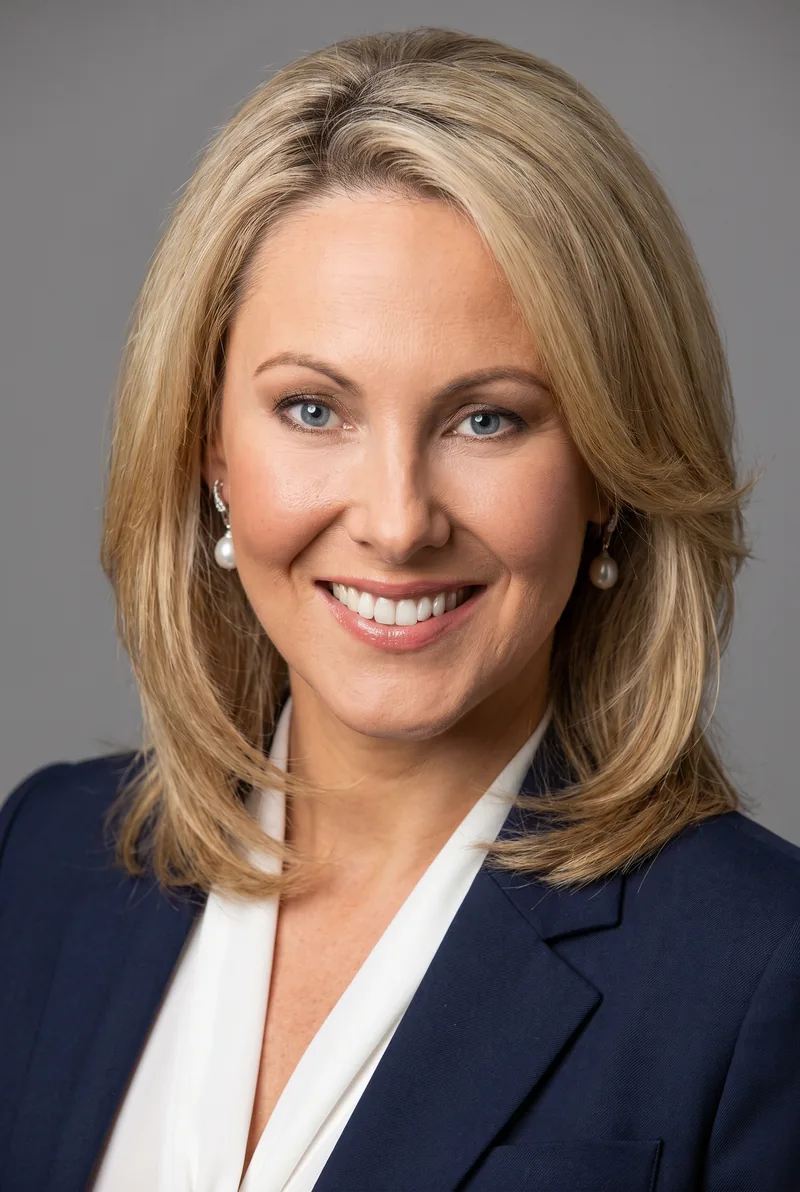 AI-generated portrait of Angela Tsun, keynote speaker