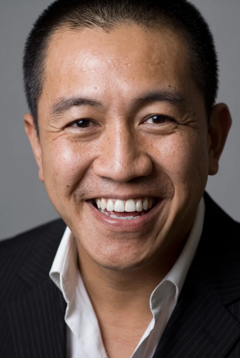 AI-generated portrait of Anh Do, keynote speaker