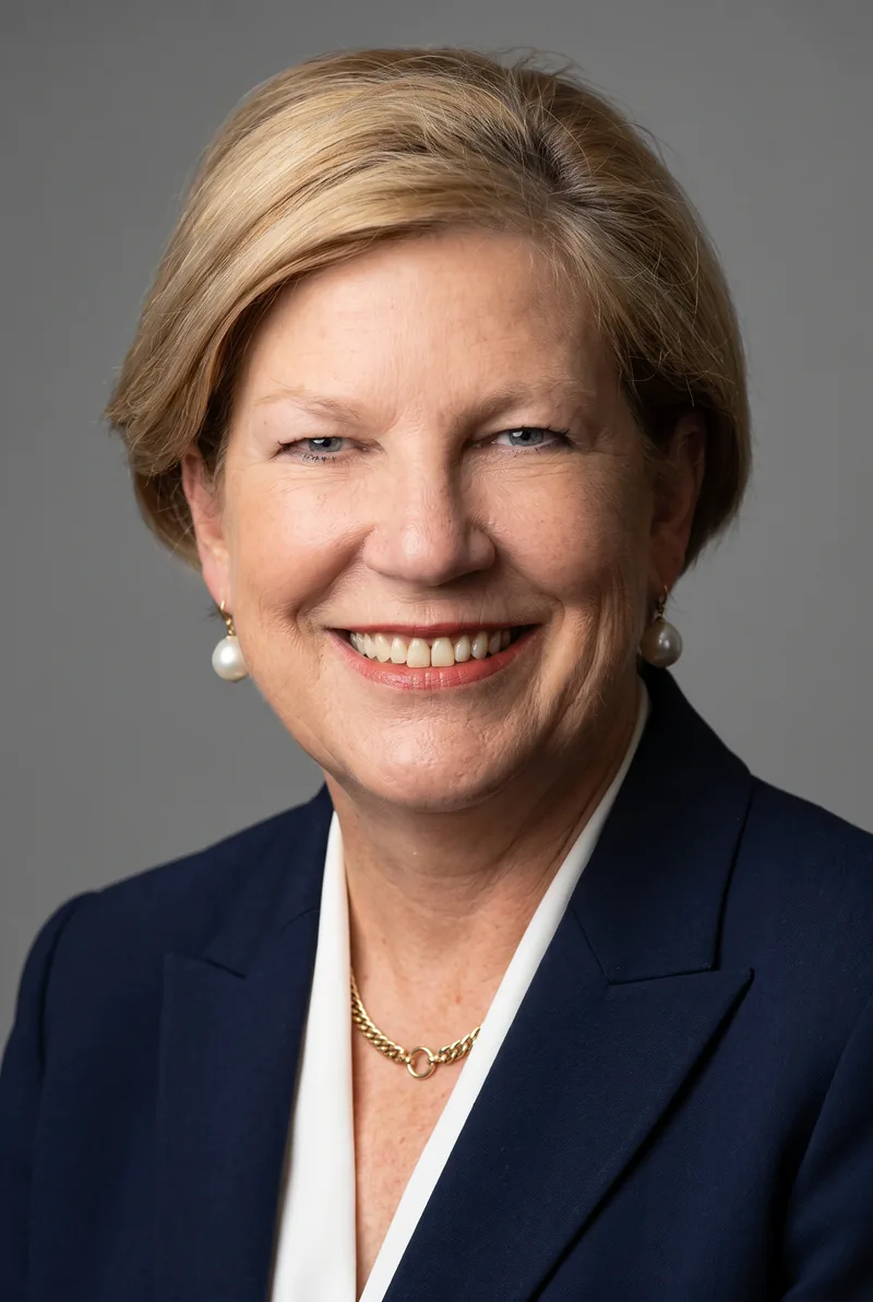 AI-generated portrait of Ann Sherry AO, keynote speaker