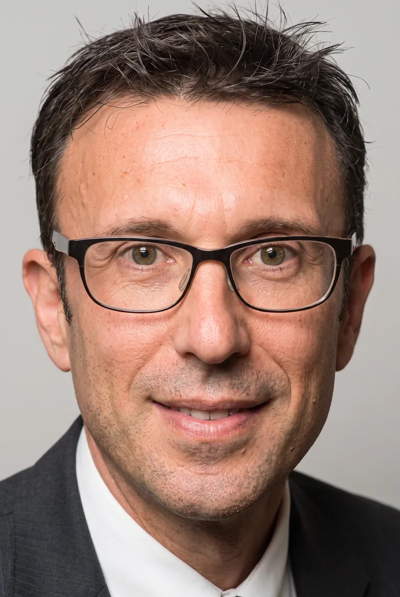 AI-generated portrait of Anthony Eisen, keynote speaker