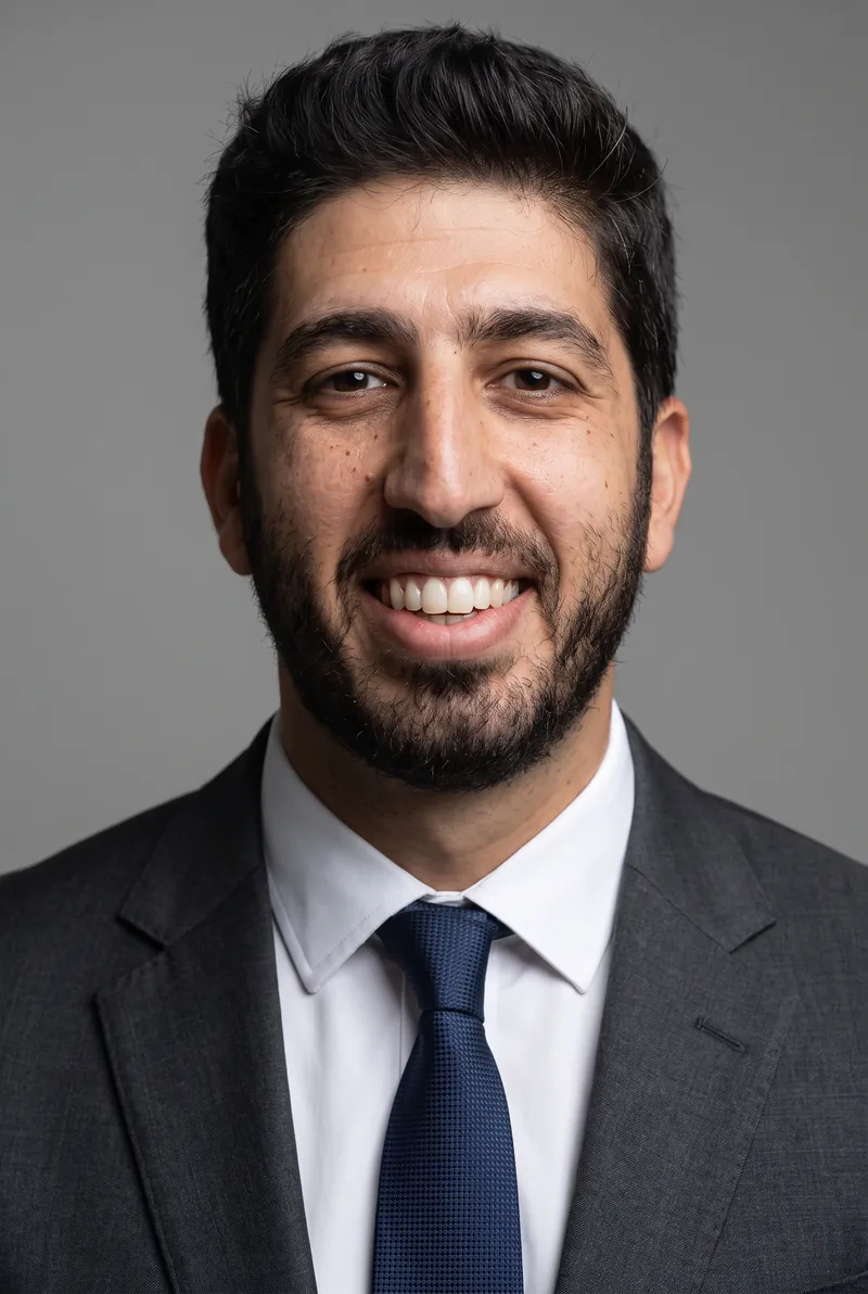 AI-generated portrait of Anthony Salame, keynote speaker