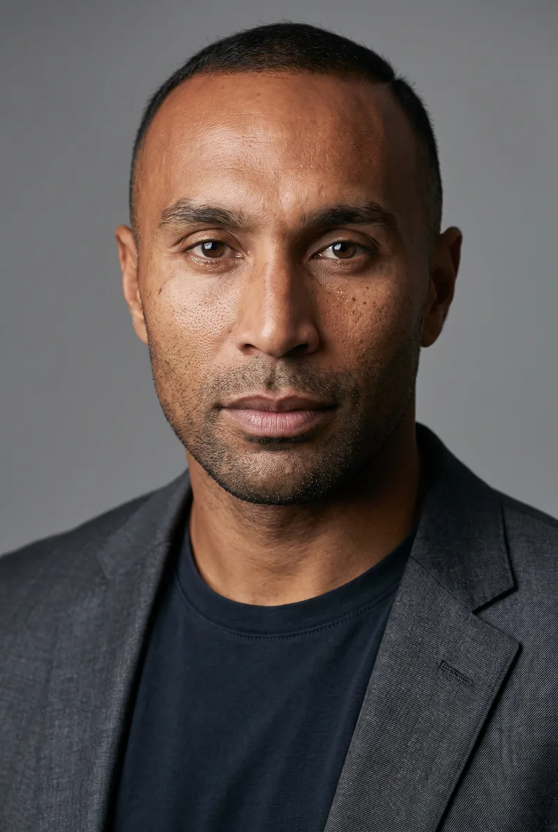 AI-generated portrait of Archie Thompson, keynote speaker