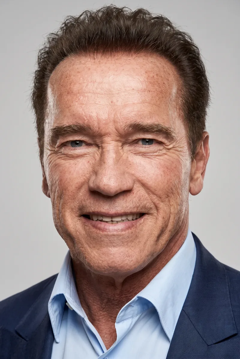 AI-generated portrait of Arnold Schwarzenegger, keynote speaker