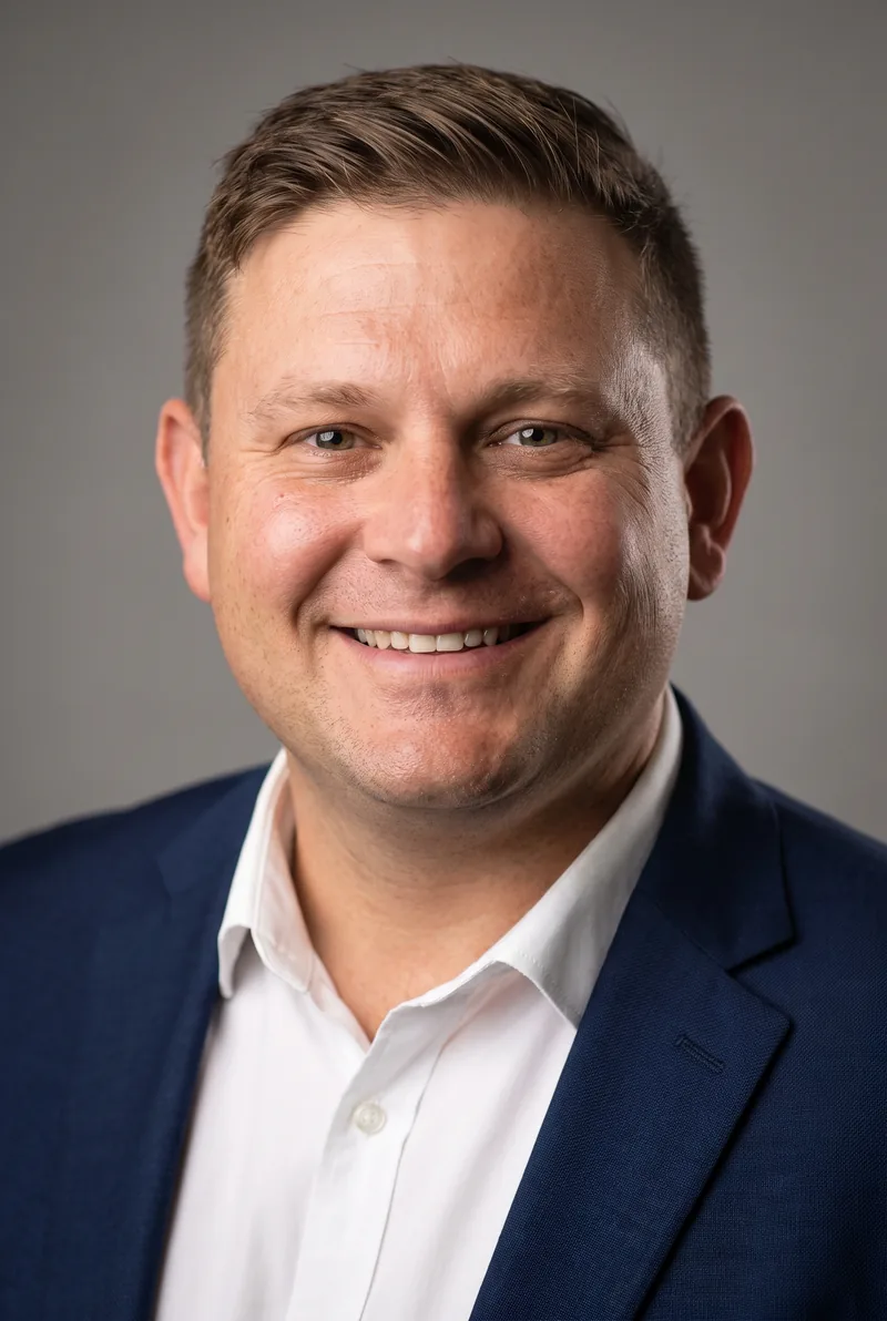 AI-generated portrait of Be Challenged, keynote speaker