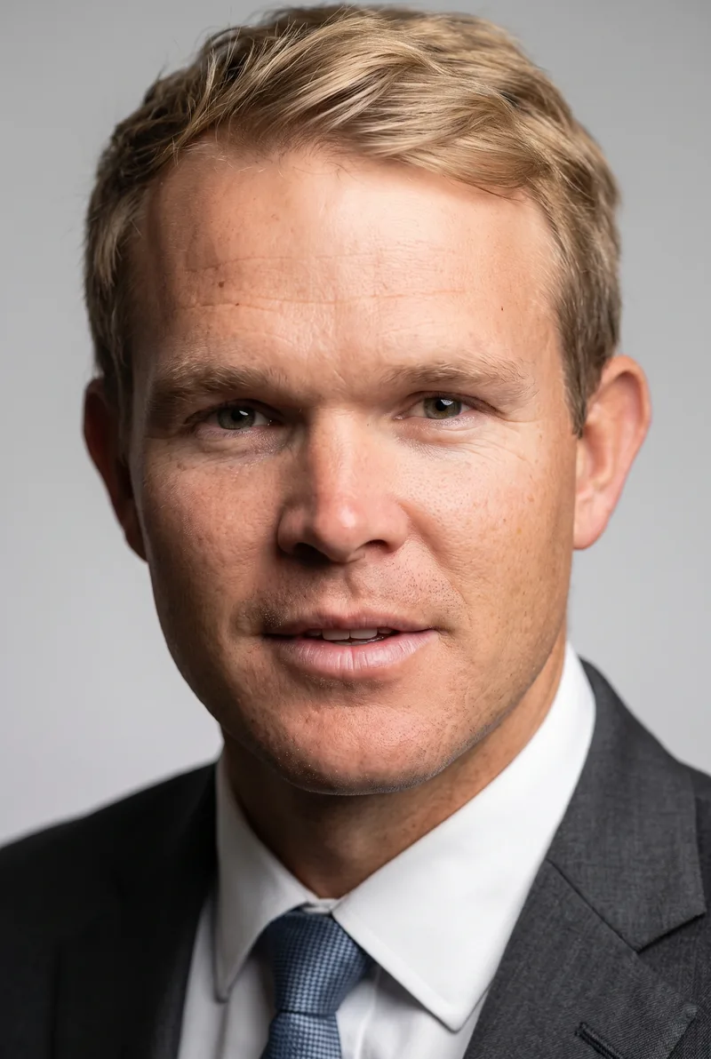 AI-generated portrait of Beau Vernon, keynote speaker