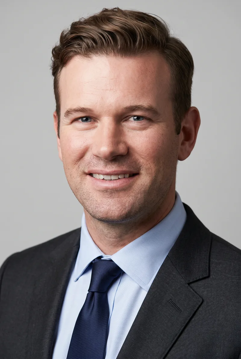 AI-generated portrait of Ben O'Donoghue, keynote speaker