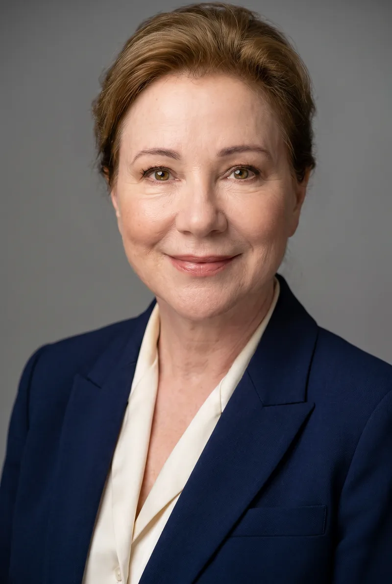 AI-generated portrait of Bernadette Robinson, keynote speaker
