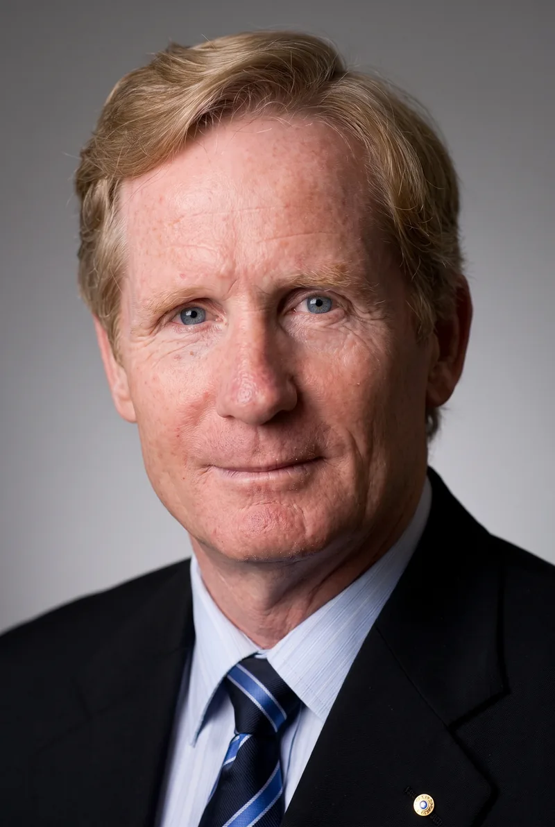 AI-generated portrait of Bob Mansfield, keynote speaker