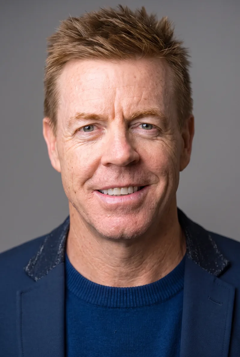 AI-generated portrait of Brad McEwan, keynote speaker