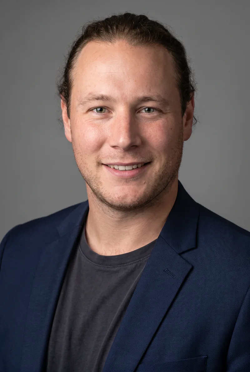 AI-generated portrait of Brad Smeele, keynote speaker