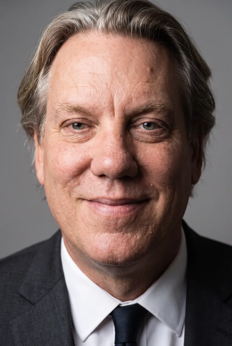 AI-generated portrait of Brian Ritchie, keynote speaker