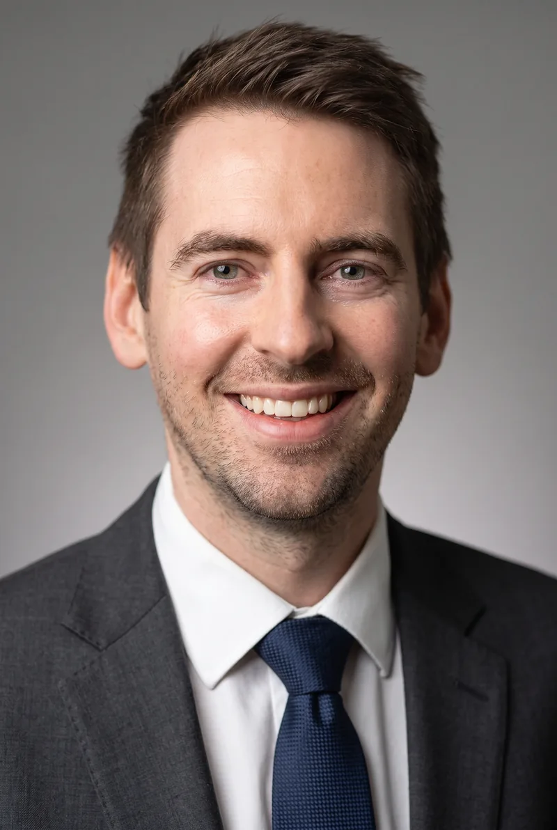 AI-generated portrait of Callum Hann, keynote speaker