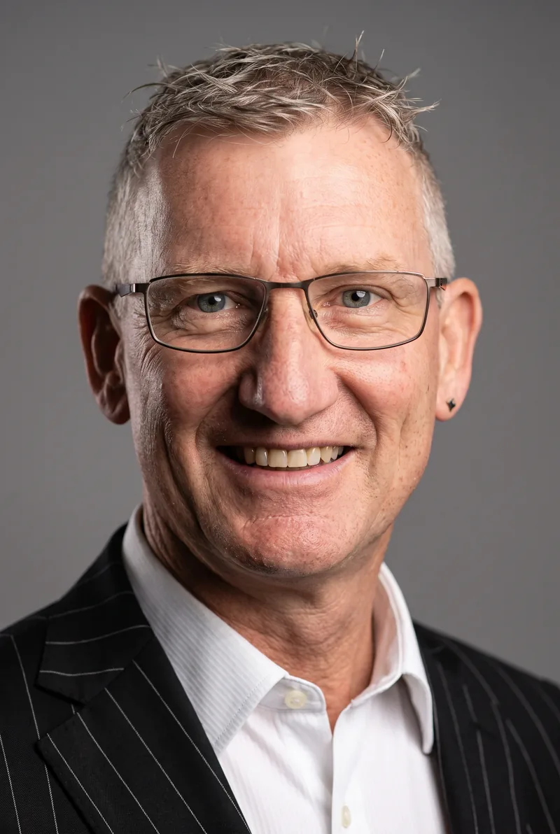 AI-generated portrait of Cam Sullings, keynote speaker