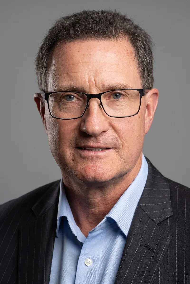 AI-generated portrait of Campbell Macpherson, keynote speaker