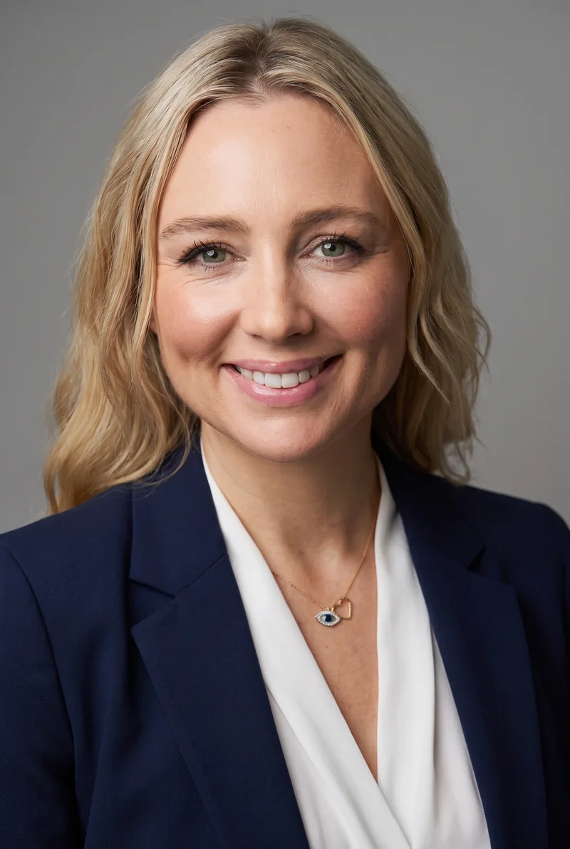 AI-generated portrait of Canna Campbell, keynote speaker