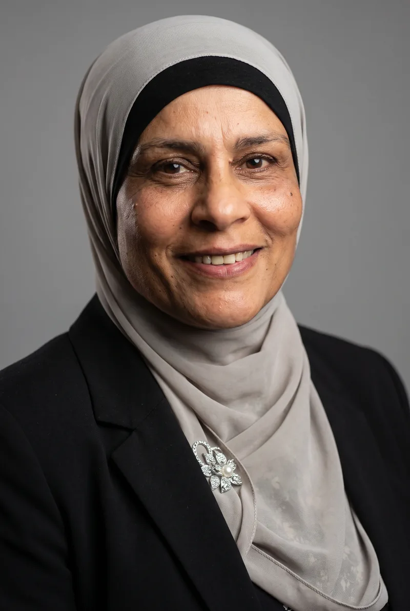 AI-generated portrait of Captain Mona Shindy, CSC, keynote speaker