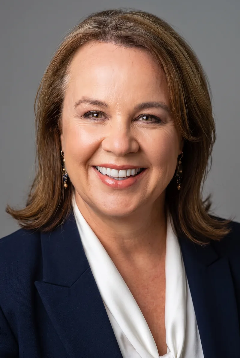 AI-generated portrait of Carolyn Creswell, keynote speaker