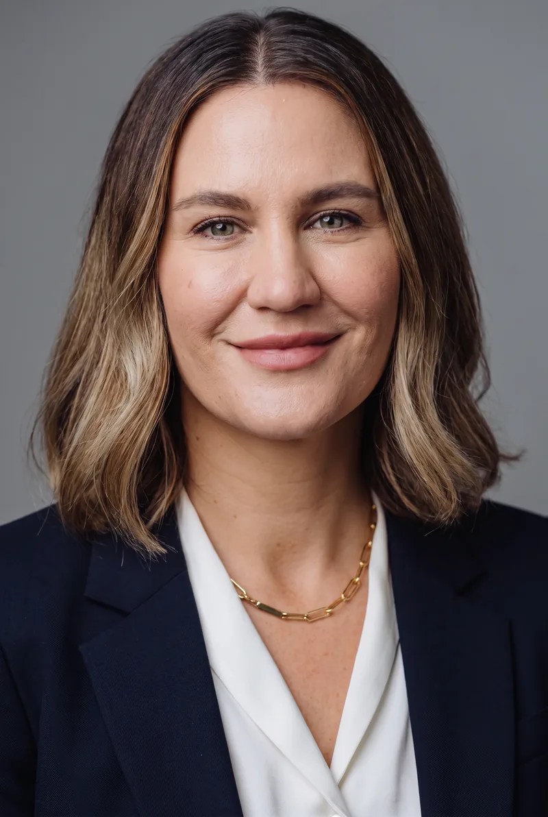 AI-generated portrait of Casey Beros, keynote speaker