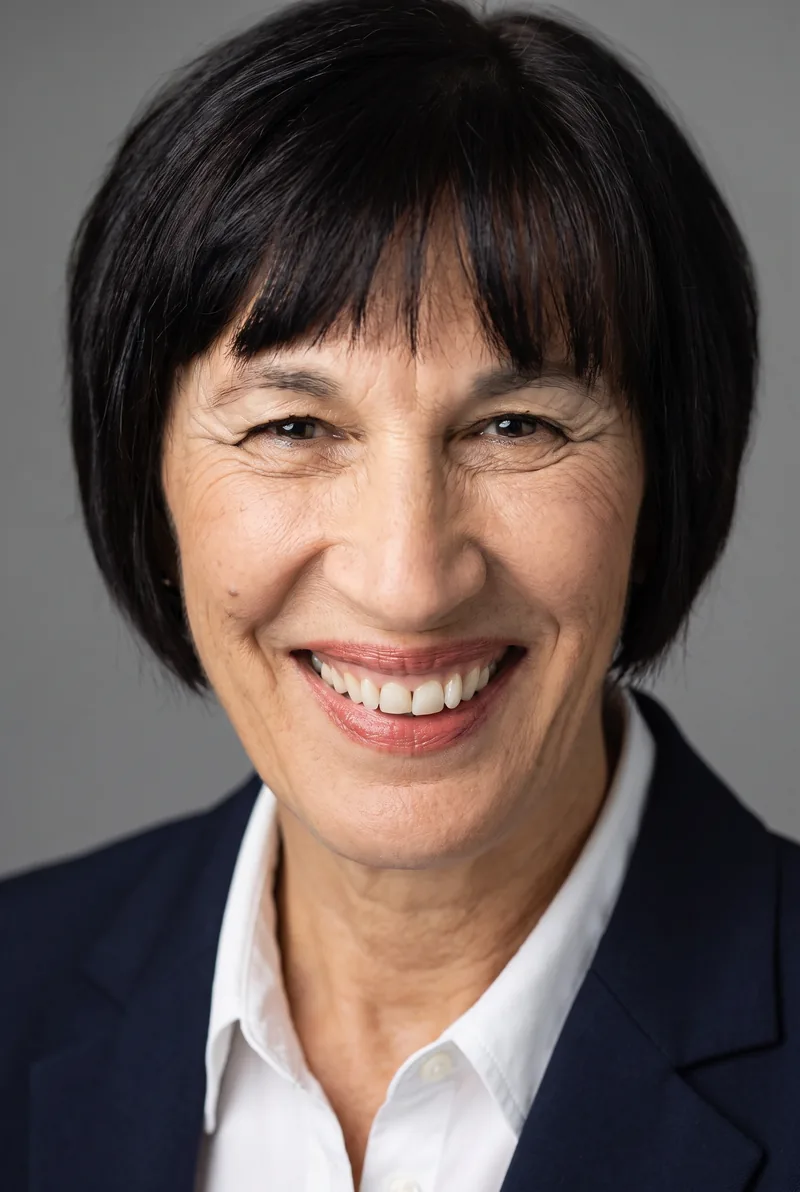 AI-generated portrait of Catherine Saxelby, keynote speaker