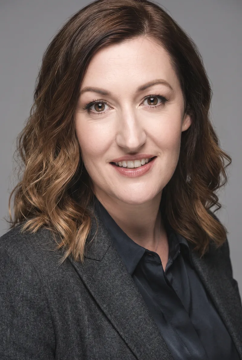 AI-generated portrait of Celia Pacquola, keynote speaker