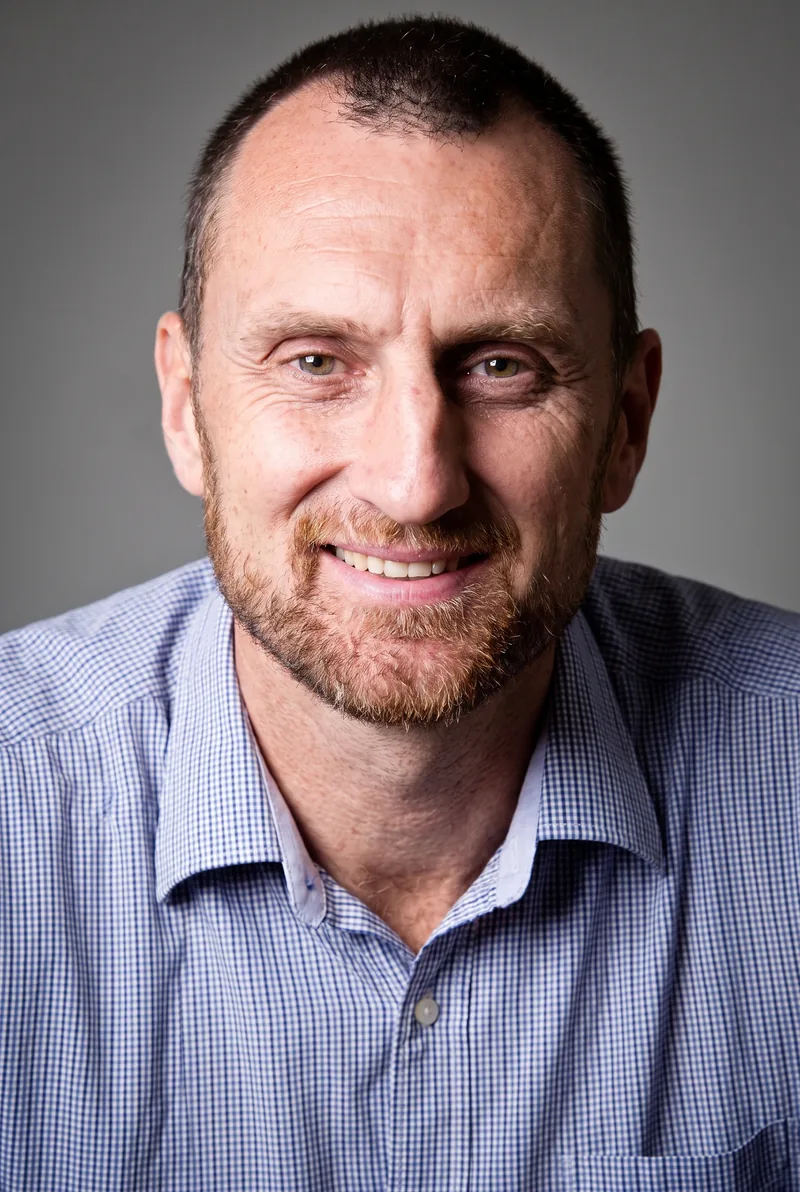 AI-generated portrait of Chris Anstey, keynote speaker
