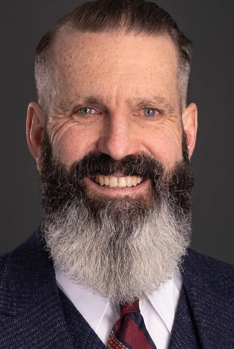 AI-generated portrait of Chris Huet, keynote speaker