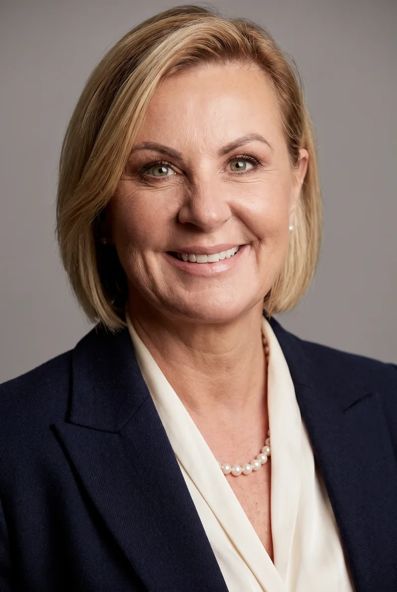 AI-generated portrait of Chyka Keebaugh, keynote speaker