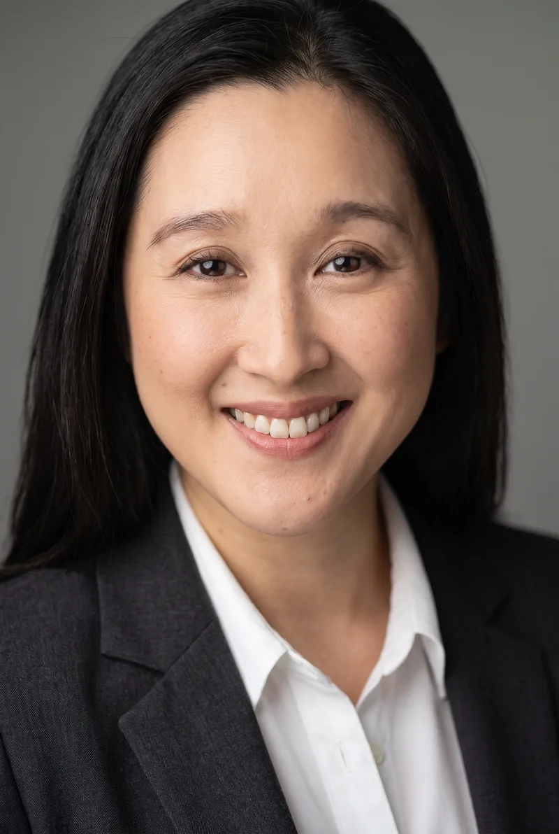 AI-generated portrait of Cindy Pan, keynote speaker