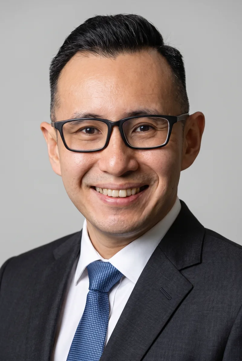 AI-generated portrait of Coen Tan, keynote speaker
