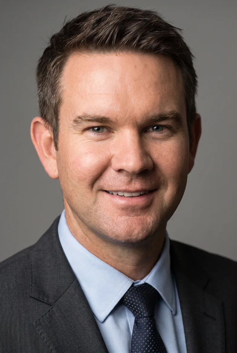 AI-generated portrait of Dan Sims, keynote speaker