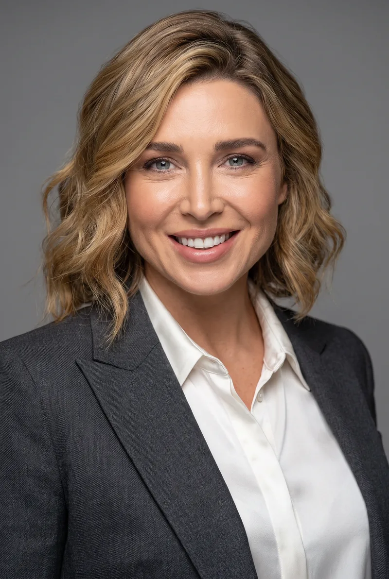 AI-generated portrait of Dannii Minogue, keynote speaker