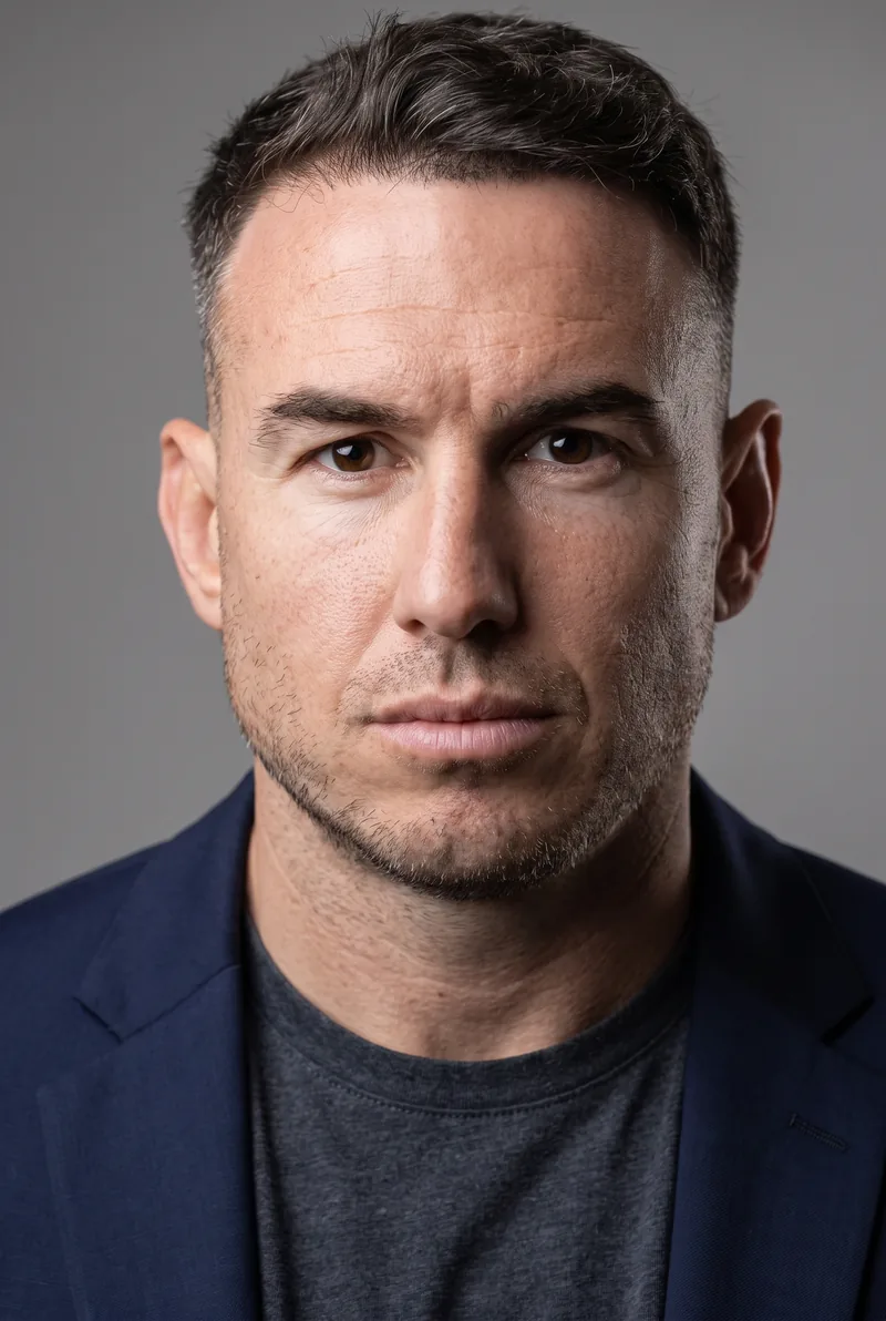AI-generated portrait of Darius Boyd, keynote speaker
